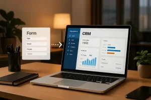 Integração de formulários com CRM: como automatizar seu funil de vendas